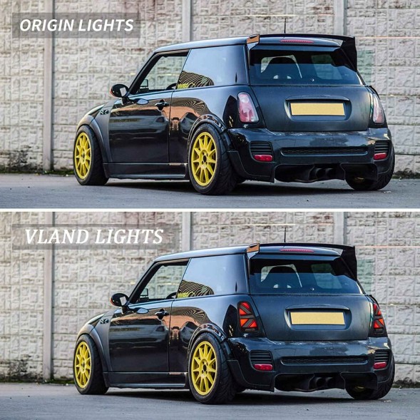 VLAND LDMC26 510191-2 mhm Задні ліхтарі комплект Vland Led Bar Neon Діодні Тюнінг Mini Cooper r50 r52 r53 01-
