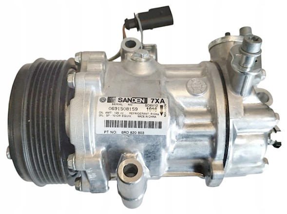 Volkswagen OE 6RD820803 6RD820803D 6R0820803A 1S0820803B 1S0820803C 1S0820803F 6R0820803A 6RF820803A 6RF820803C 6RF820803E SD6V12-1916 6RD820803 КОМПРЕСОР КОНДИЦІОНЕРА MII CITIGO UP 1.0 ПОЛО 1.6 ОРИГ