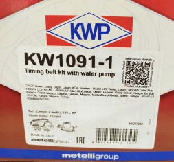 KWP KW1091-1 Насос води + комплект ременя ГРМ