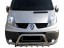 Китай 5001PWT03 Передній захисний обвіс (A-Bar) хромований Opel Vivaro Renault Trafic 2001-2013