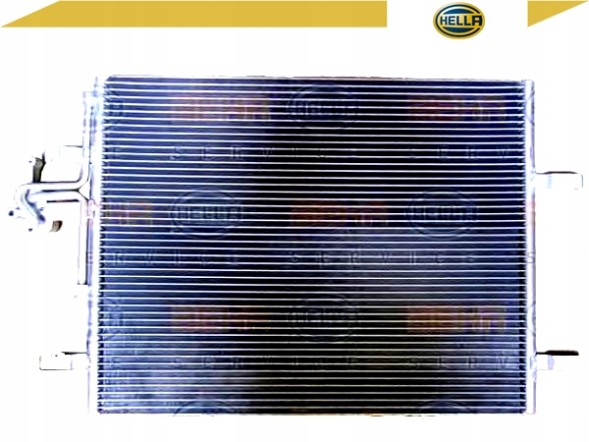 Hella HEL8FC 351 343-141/RS2 Конденсатор кондиционер hella 31332027 35