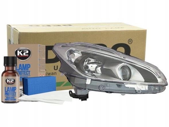 Abakus 550-1165R-LDEM2 Світлодіодний (led) передній ліхтар peugeot 208 2015- (правий, depo)