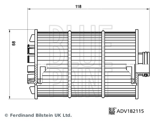 ADV182115 BLUE PRINT Фільтр оливи