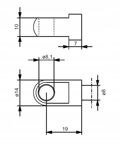 Китай G19 120 0317AUAU0200N/5V2 Газова пружина штовхаюча Hahn 317мм 120мм 50-700N нержавіюча сталь V2