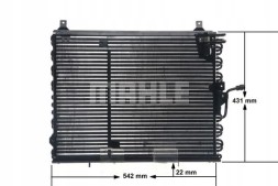 Mahle AC 150 000S Конденсатор радіатора кондиціонування повітря ac 150 000s mahle