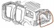 Dodge OE 55364425AG ПРОКЛАДКА ЛЮКА БАГАЖНИКА ОРИГІНАЛЬНА DODGE DURANGO HB, CHRYSLER ASPEN