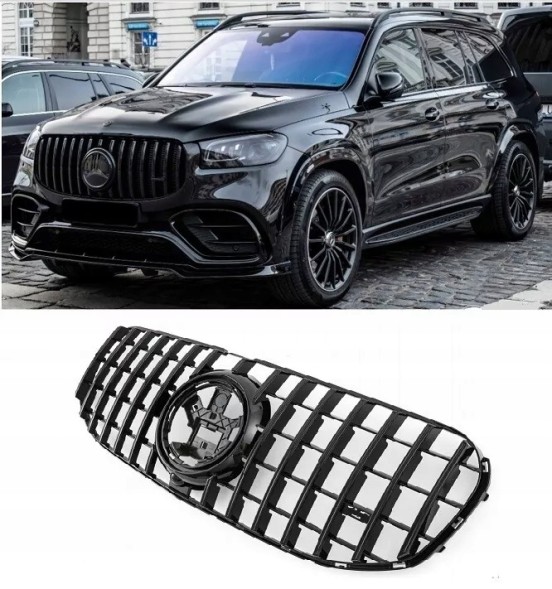 Automaniac A167032 ГРИЛЬ АТРАПА MERCEDES GLS X167 W167 AMG GT PANAMERICANA ЧОРНИЙ