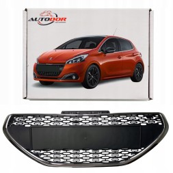 AutoDor D048448 PEUGEOT 208 2012-2015 РЕШІТКА РАДІАТОРА ПЕРЕДНЯ + ХРОМОВАНА РАМКА 9672794380