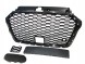 FP FPGR8V2B1 Гриль атрапа Audi A3 8V ліфт 2017-2020 RS look black глянець гриль PDC радар