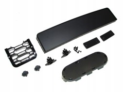FP FPGR8V2B1 Гриль атрапа Audi A3 8V ліфт 2017-2020 RS look black глянець гриль PDC радар