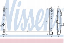 Nissens 61019 Кулер для двигуна chrysler sebring 07- 2.0 crdi