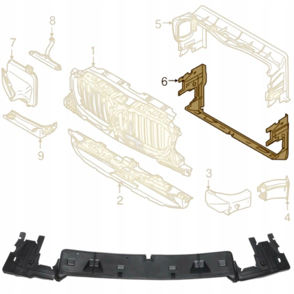 Mertt MRT-2032892 Kpl x2 комплект впускний канал повітряне кермо нижній верхній bmw x3 x4 g01 g02