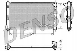 Denso DRM45032 Denso радіатор охолодження двигуна citroen peugeot mitsubishi