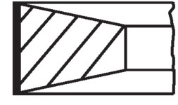 009 90 N0 MAHLE ORIGINAL Комплект кілець поршневих з 3 шт