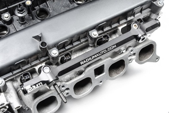 Китай USA-RAD-20-0503-02 Паливна рейка Mazda MZR Ford Duratec Radium Engineering