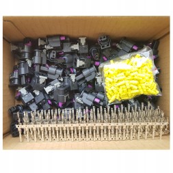 e-connectors 42871300/42831300/4F0973702/1-1718643-1/ZEST/100 Заглушки типу 4F0973702 (комплект з конекторами - 100 шт)