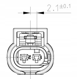 e-connectors 42871300/42831300/4F0973702/1-1718643-1/ZEST/100 Заглушки типу 4F0973702 (комплект з конекторами - 100 шт)