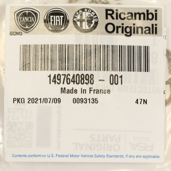Fiat OE Обшивка передніх правих дверей Fiat OE 1497640898