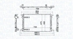 MAGNETI MARELLI 350213208900 Охолоджувач води 350213208900 magneti marelli