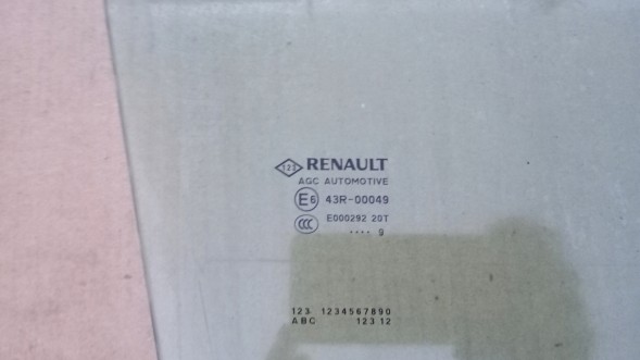 Renault OE RENAULT SCENIC IV ВІКНО ПЕРЕДНЕ ПРАВЕ OE 803007502R