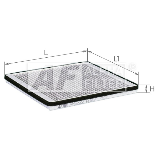 AF5222a ALPHA FILTER Фільтр салону