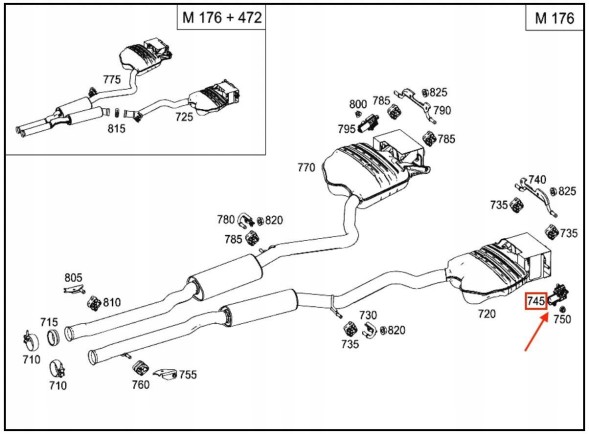 Mercedes-Benz OE 2229067503, A2229067503, A-222-906-75-03 СЕРВОПРИВІД ВИХЛОПНОЇ СИСТЕМИ MERCEDES W167 W213 W222 W257 A2229067503