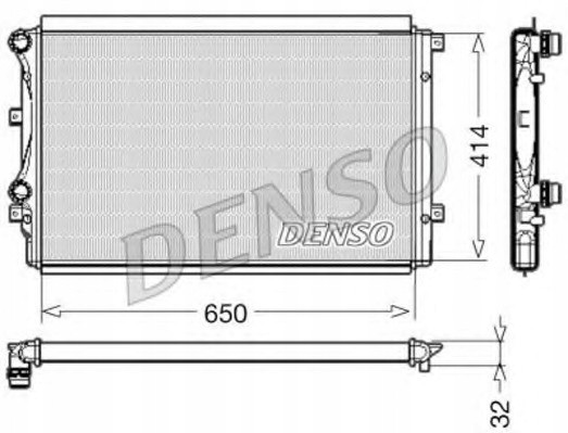 Denso DRM32015 Охолоджувач drm32015 denso