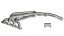 TurboWorks_F PP-KW-018 Колектор вихлопний спортивний bmw e30, е36 4 цил м42 м44 1.9 1.8 is