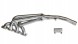 TurboWorks_F PP-KW-018 Колектор вихлопний спортивний bmw e30, е36 4 цил м42 м44 1.9 1.8 is