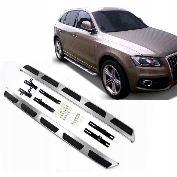 J&amp;J Automotive RB017AL Пороги AUDI Q5 2009-15 бічні ступені