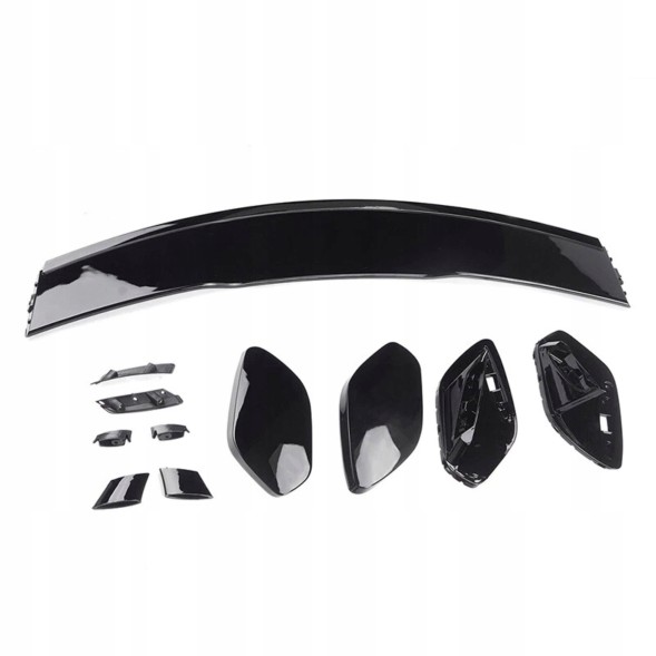 Китай Spoiler Lotka Mercedes W176 Спойлер на кришку багажника Mercedes W176 A35 A45 Style Benz Чорний Глянець Накладка AMG