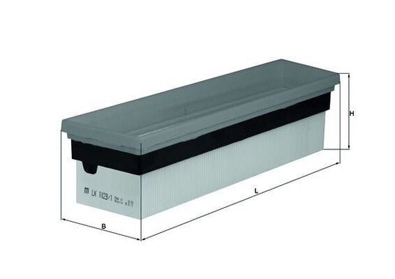 LX1823 1 MAHLE ORIGINAL Фільтри забору повітря