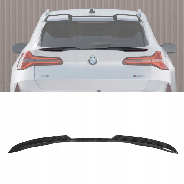 Китай T-539 Карбоновий центральний спойлер BMW X3 G45 в стилі SOOQOO (Dry-Carbon)