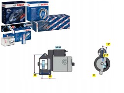 Bosch 0 986 024 040 Стартер bosch 0 986 024 040