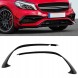 AD BRAKE B0B8T45PBK СПЛІТЕР ПЕРЕДНЬОГО БАМПЕРА MERCEDES A-KLAS W176 AMG ЧОРНИЙ КОМПЛЕКТ 3 ШТ