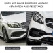 AD BRAKE B0B8T45PBK СПЛІТЕР ПЕРЕДНЬОГО БАМПЕРА MERCEDES A-KLAS W176 AMG ЧОРНИЙ КОМПЛЕКТ 3 ШТ