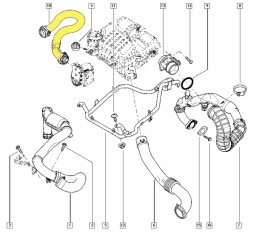 Proparts Krawczyk PP 01 0049 PRZEWÓD WĄŻ TURBO INTERCOOLERA PRIMASTAR VIVARO A TRAFIC II 8200760918 4421904 93861386 1626900Q0C ШНУР ТУРБО ШЛАНГ PRIMASTAR VIVARO A ВЛУЧНИЙ II
