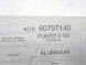 Fiat OE Накладки на пороги Fiat Punto II 5D 99- OE 60797140