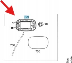 Mercedes-Benz OE Mercedes A2056304504 OE Кришка люка бензобака MERCEDES C-Class W205 OEM/OE A2056304504