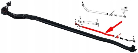 BAW Наконечник планки Jeep Wrangler JL Gladiator 2018-2024 68309365AB
