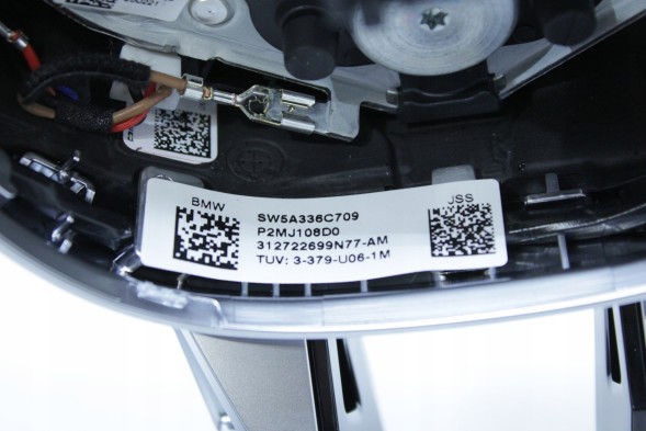 BMW OE 5A7D357 32305A7D357 5A336C7 #3 СПОРТИВНЕ КЕРМО ШКІРЯНЕ M МПАКЕТ ТОВСТИЙ ASSIST BMW U11 iX1 U10 iX2