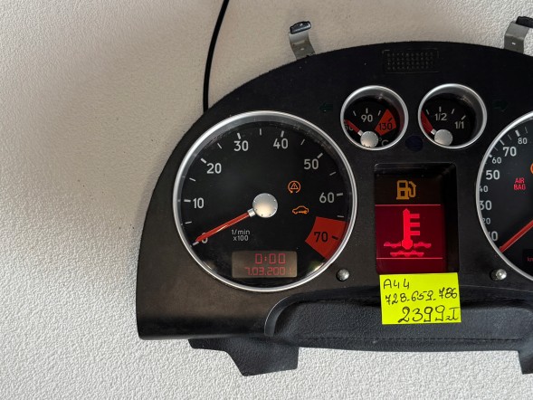 Audi OE НОВИЙ ЛІЧИЛЬНИК ПРИЛАДОВА ПАНЕЛЬ AUDI TT 128 ТИС. КМ 8N1920880H 09056209804 НОВИЙ FIS + PIN