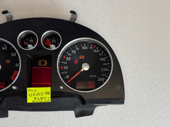Audi OE НОВИЙ ЛІЧИЛЬНИК ПРИЛАДОВА ПАНЕЛЬ AUDI TT 128 ТИС. КМ 8N1920880H 09056209804 НОВИЙ FIS + PIN