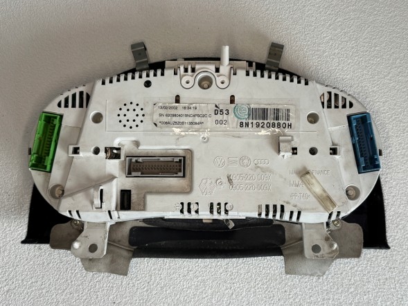 Audi OE НОВИЙ ЛІЧИЛЬНИК ПРИЛАДОВА ПАНЕЛЬ AUDI TT 128 ТИС. КМ 8N1920880H 09056209804 НОВИЙ FIS + PIN