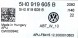 Volkswagen OE 5H0919605B Perfectauto24 Дисплей приладової панелі 10" VW CADDY GOLF 5H0919605B