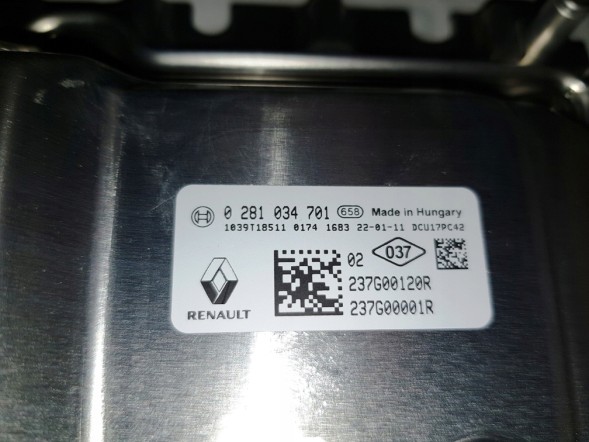 Renault OE 237G00120R 237G00001R 0281034701 Moduł sterownik AdBlue Renault Master III 3 IV 4 2,3 dCi Trafic Opel Vivaro B Fiat Talento 1,6 dCi Nissan NV300 Контролер Adblue Renault Master III 2.3DCI Trafic III 1.6DCI 237G00120R
