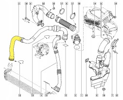 Proparts Krawczyk PP 01 0773 RURA WĄŻ PRZEWÓD TURBO INTERCOOLERA RENAULT LAGUNA LATITUDE 1.5 dCi 8201047770 ТУРБО ШНУР RENAULT LAGUNA LATITUDE 1.5 dCi