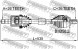Febest 2714-S40LH Febest передній лівий привід