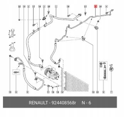 Китай ACN924408568R Шнур кондиціонування повітря OPEL Movano B RENAULT Master III NV400 2.3 924408568R