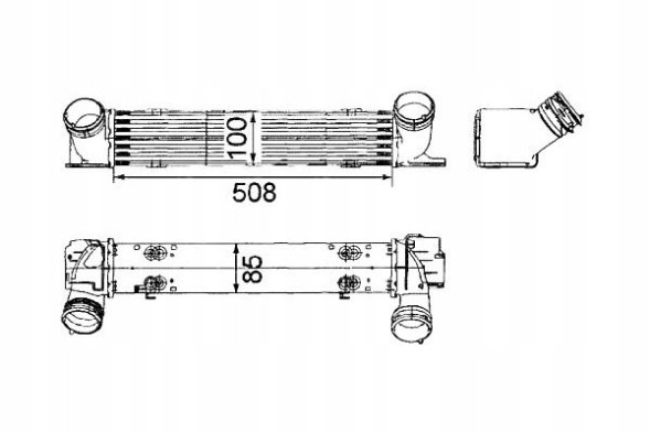 NRF 86226716 NRF Nrf30797 інтеркулер bmw e81-e90 + помічник водія #33
